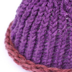 Two Toned Medium Purple Hat