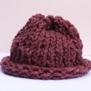 Small Burgundy Hat